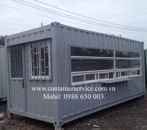 Container Văn Phòng 20 Feet Làm Trạm Soát Vé
