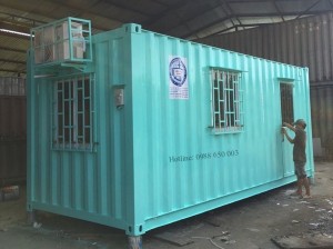 Container Văn Phòng 20 Feet, Sàn Lát Gỗ Công Nghiệp